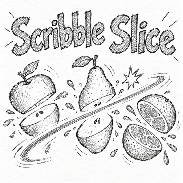 Scribble Slice gameplay
